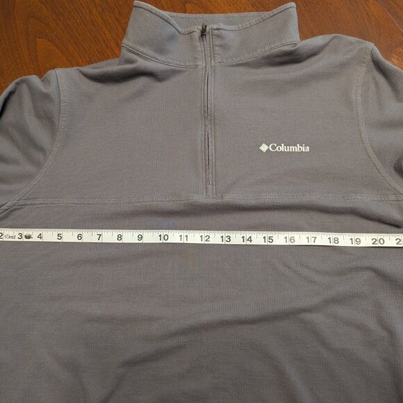 Columbia Gray Half Zip Pullover – Size Large - Picture 3 of 5